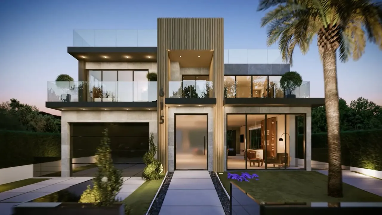 Film of the Serenity residence in Santa Monica, California
