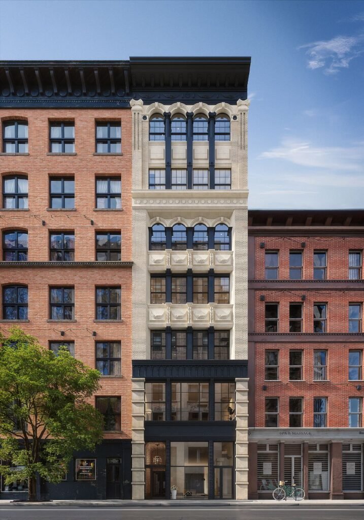 3d exterior rendering showing University Place 84, a boutique redevelopment in Manhattan, NYC