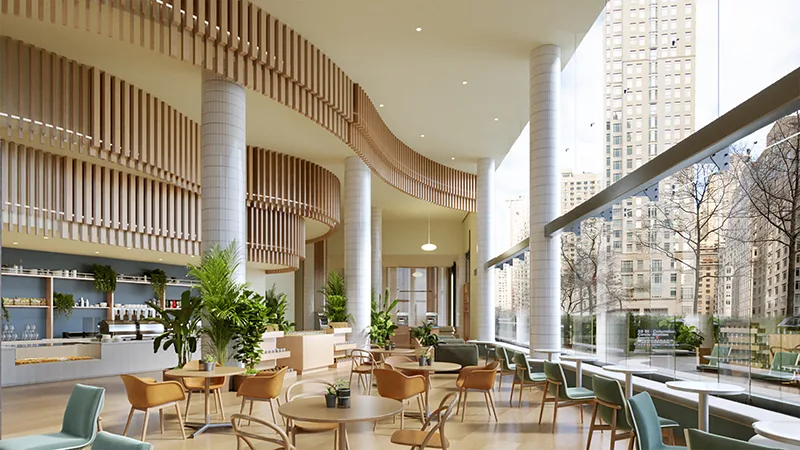 Interior 3D rendering