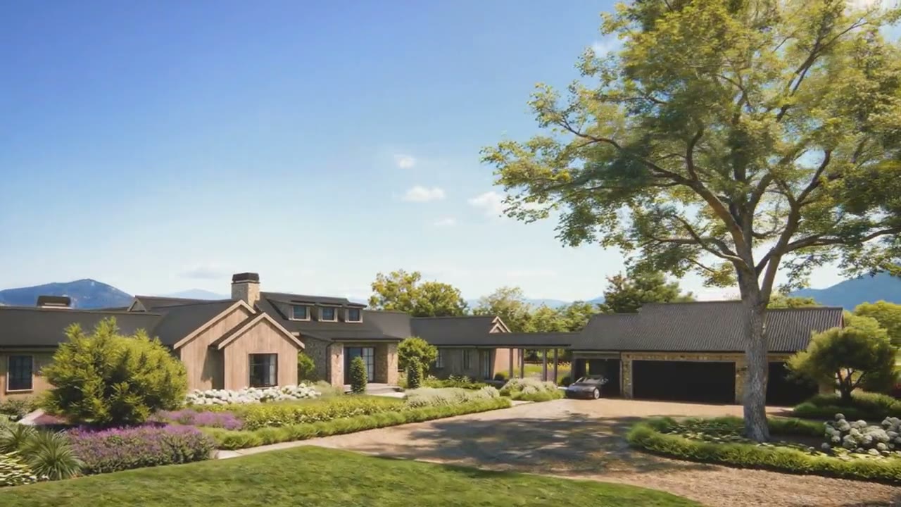 Film of the Napa Valley estate in St. Helena, California
